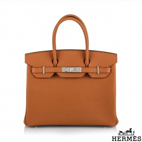 Herms Birkin 30 Terre Battue Epsom PHW